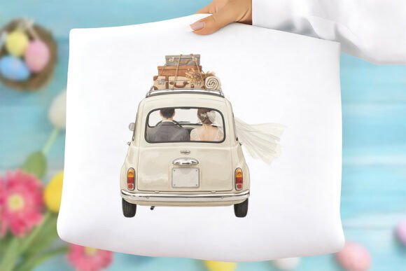 Download Vintage Wedding Car PNG - Car png Collection